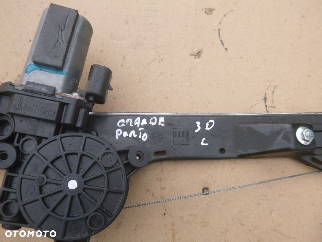 PODNOŚNIK SZYBY LEWY PRZÓD LEWY PRZEDNI FIAT GRANDE PUNTO 3D - 3