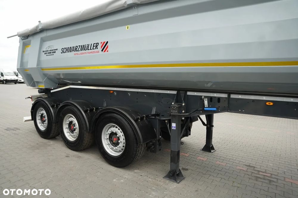 Schwarzmuller WYWROTKA / 26 m3 / STALOWA RYNNA / STANDARD / OŚ PODNOSZONA / SAF - 9