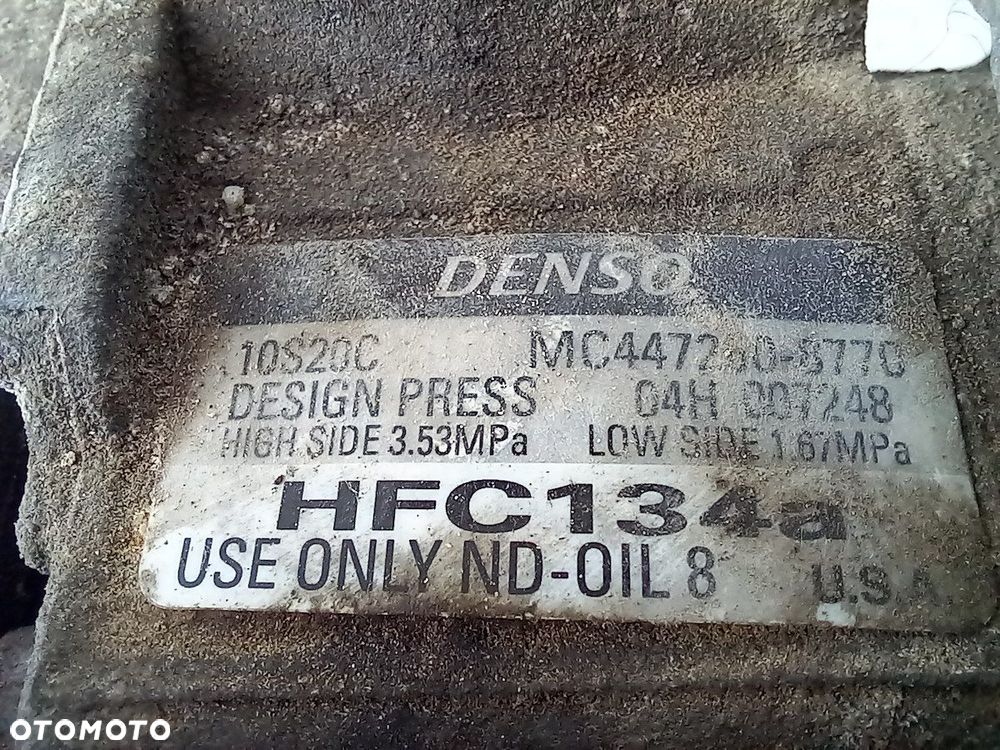 POMPA, SPRĘŻARKA KLIMATYZACJI TOYOTA SIENNA II MC447260-8770 DENSO 3.3 V6 - 6
