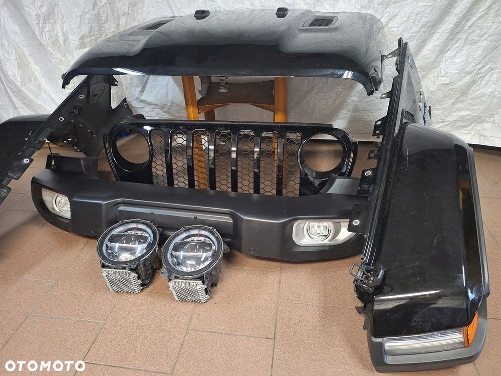 jeep wrangler jl 18-   maska pokrywa silnika  kompletna demontaz - 5