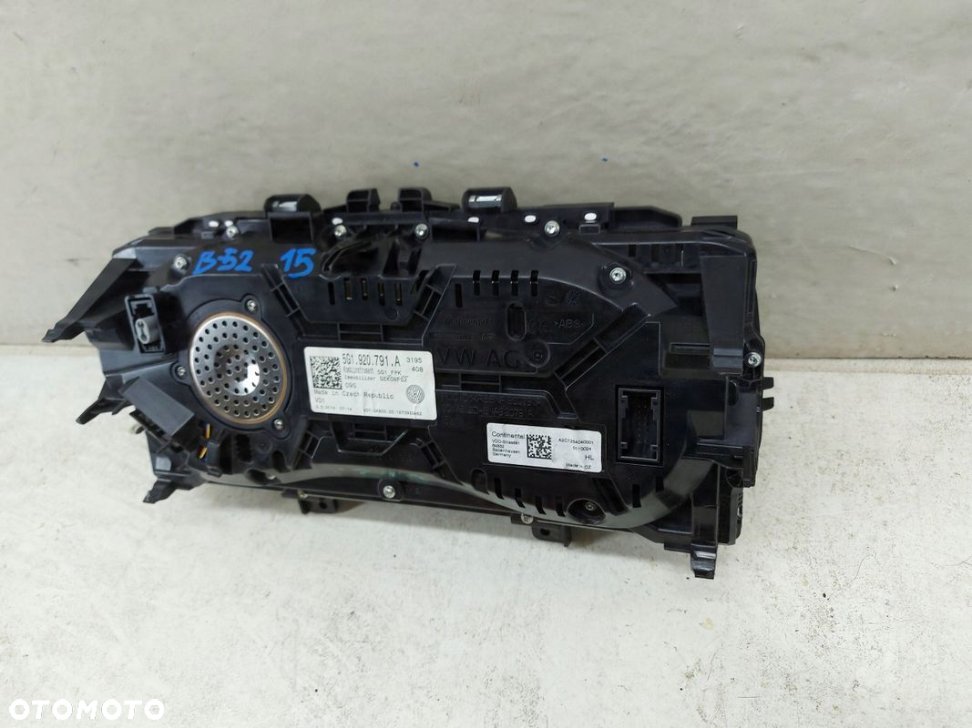 Volkswagen Golf VII 7 5G lift Virtual licznik prędkościomierz - 9