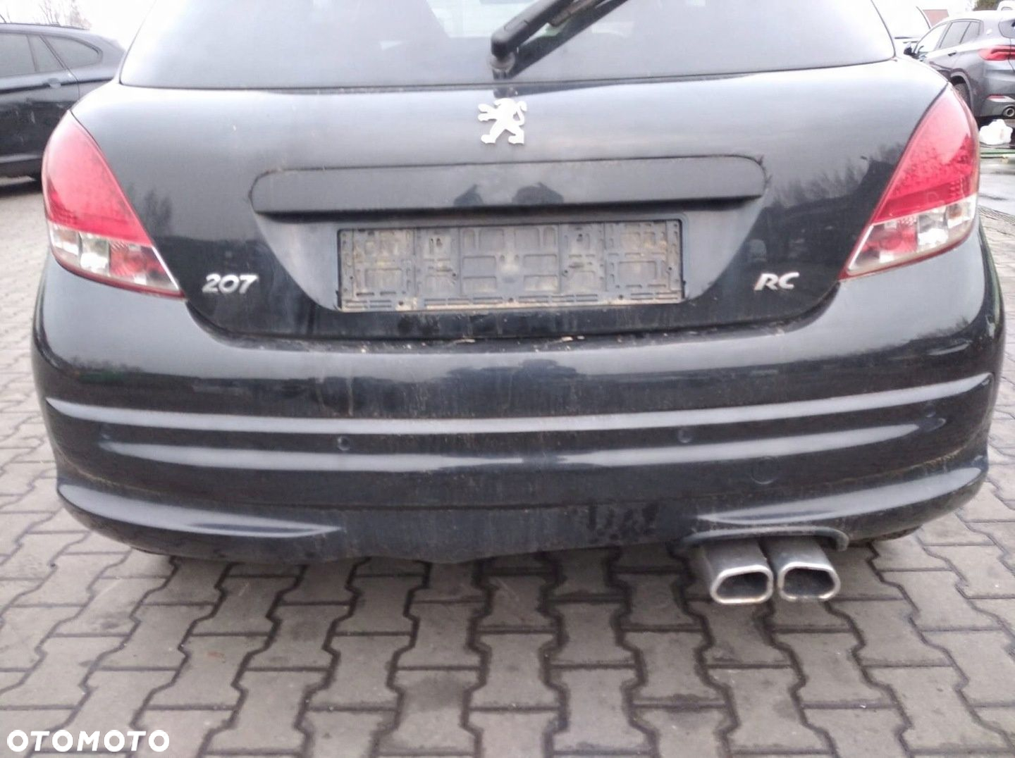 PEUGEOT 207 RC GT 3D SPORT 06- KLAPA BAGAŻNIKA TYŁ TYLNA EXLD - 3