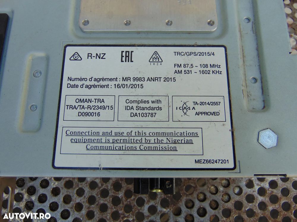 Unitate navigatie Renault Espace 5 cod 281151342r megane 4 talisman - 3