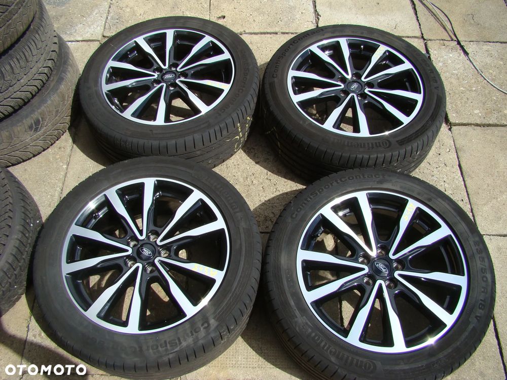 a345 5x108 Ford Kuga S-Max Galaxy 7,5jx18 opony lato 235/50 R18 czujniki - 1
