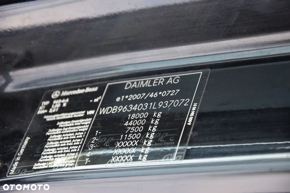 Mercedes-Benz ACTROS*TUV*VDI*GOTOWY DO PRACY*RETARDER*KLIMA POSTOJOWA* - 28