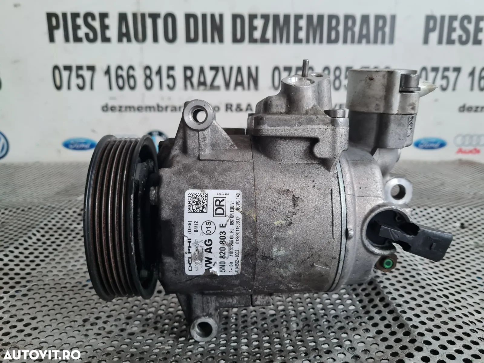 Compresor Clima AC Aer Conditionat Vw tiguan Passat B7 Golf 6 Golf 7 Touran Jetta Caddy CC Seat Sko - 1