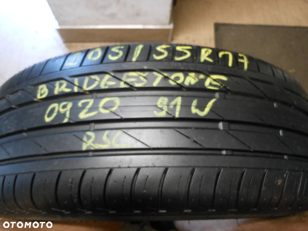 Opona pojedyńcza 205/55r17 bridgestone turanza too1 * rft rsc 7mm lato - 1