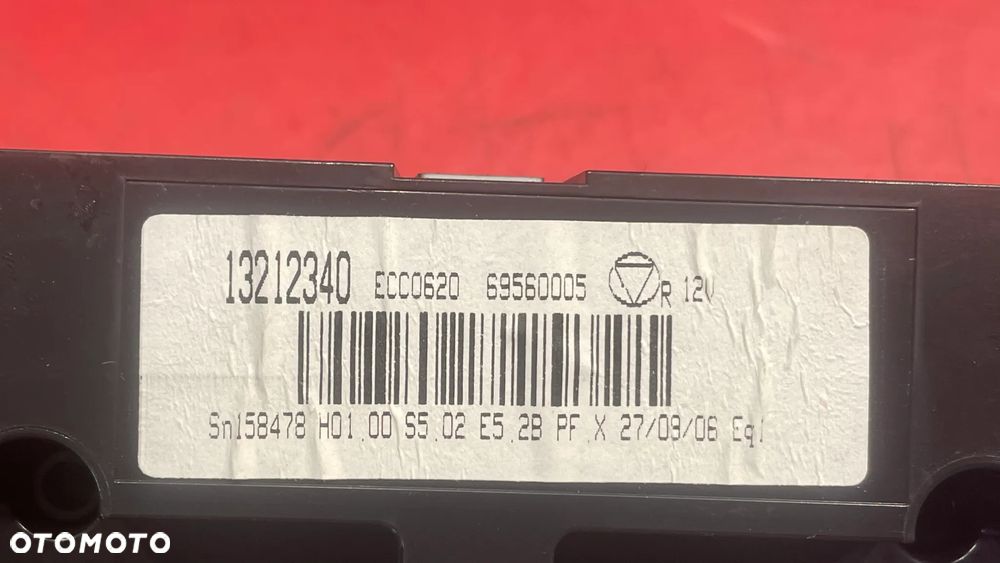 OPEL VECTRA C PANEL NAWIEWU KLIMATYZACJI 13212340 - 6