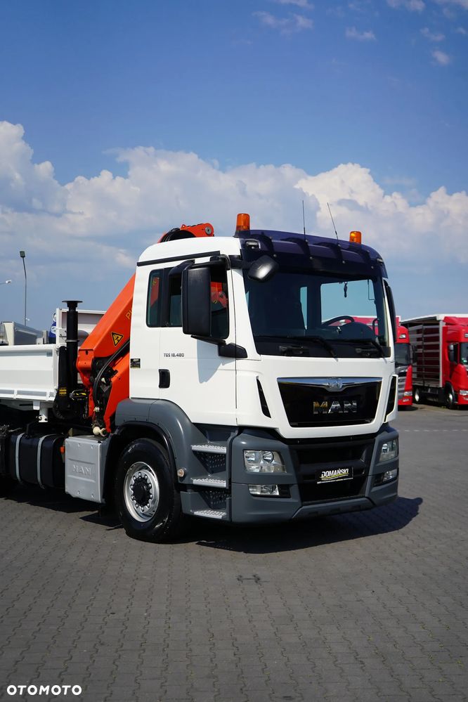 MAN TGS / 18.480 / E 6 / 4 X 4 / WYWROTKA + HDS / PALFINGER PK 20001 / PILOT - 27