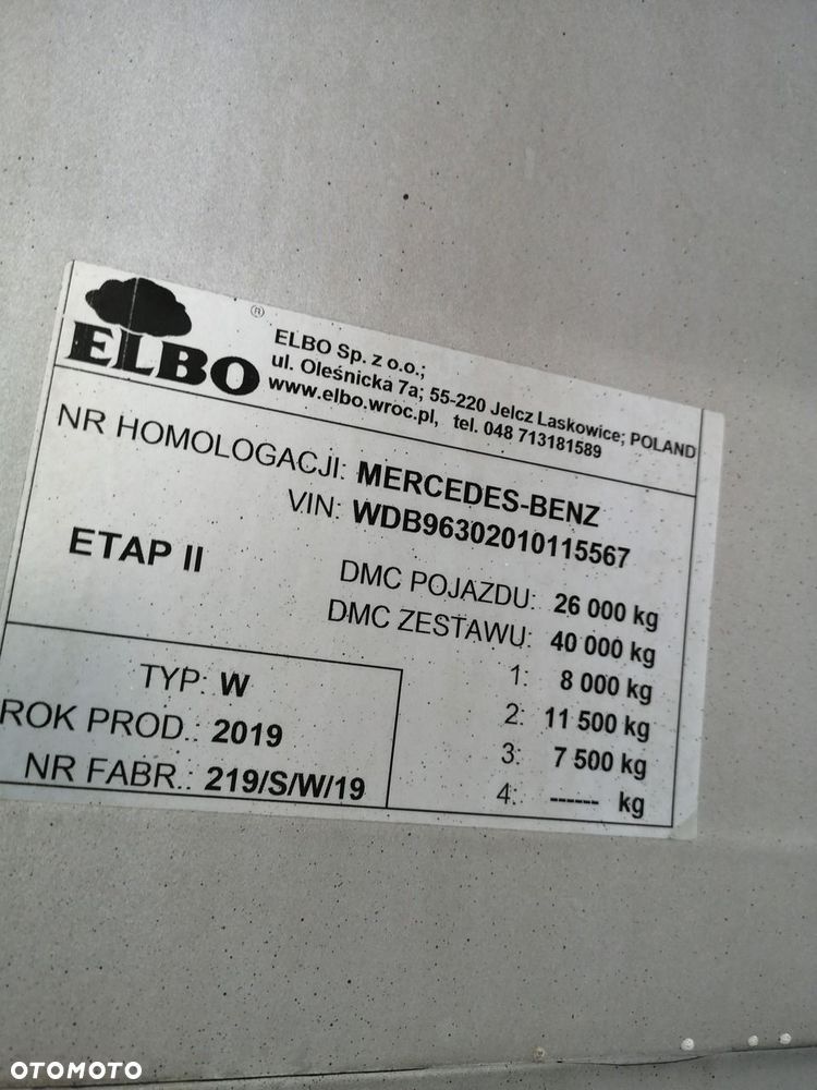 Mercedes-Benz Actros 2545 Wywrotka 3-Stronna Elbo 6x2 Niski Przebieg! - 24