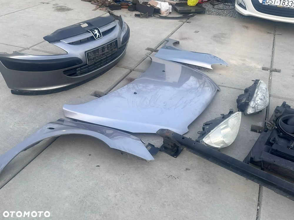 Przod kmpl PEUGEOT 307  lak EZA MASKA ZDERZAK LAMPY BLOTNIKI CHLODNICE