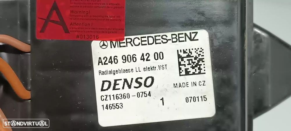 MOTOR SOFAGEM MERCEDES-BENZ CLASSE B 2015 -A2469064200 - 4