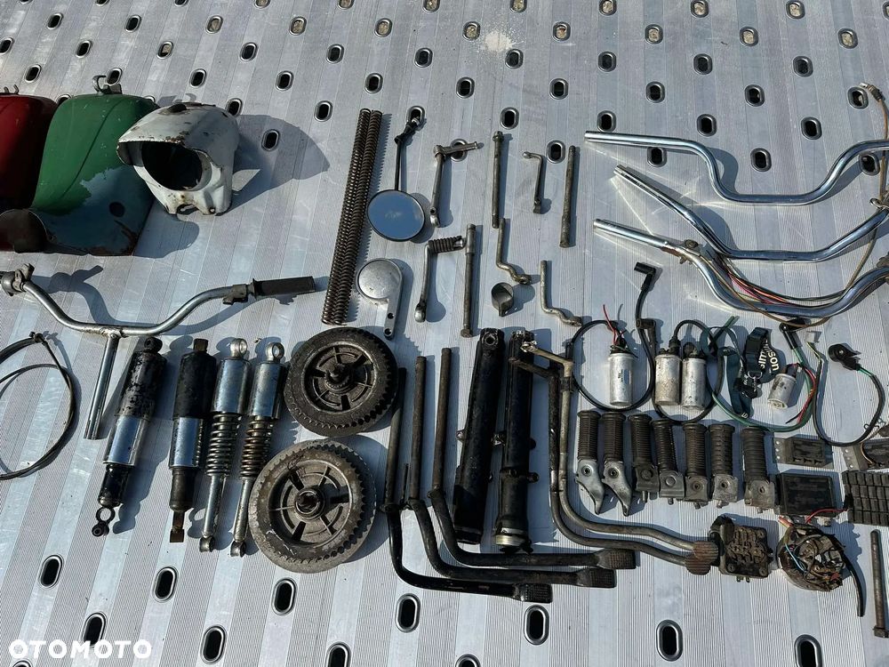 Części Romet Ogar 200 205 Motorynka Błotnik Bagażnik Schowek Tłumnik - 1