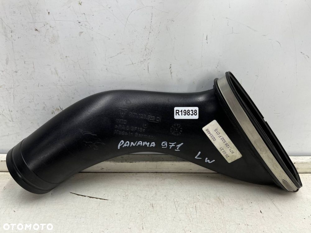 Rura Porsche Panamera II 971 16-23r LEWY dolot przewód dolotowy powietrza pasa przedniego 971128533d - 1