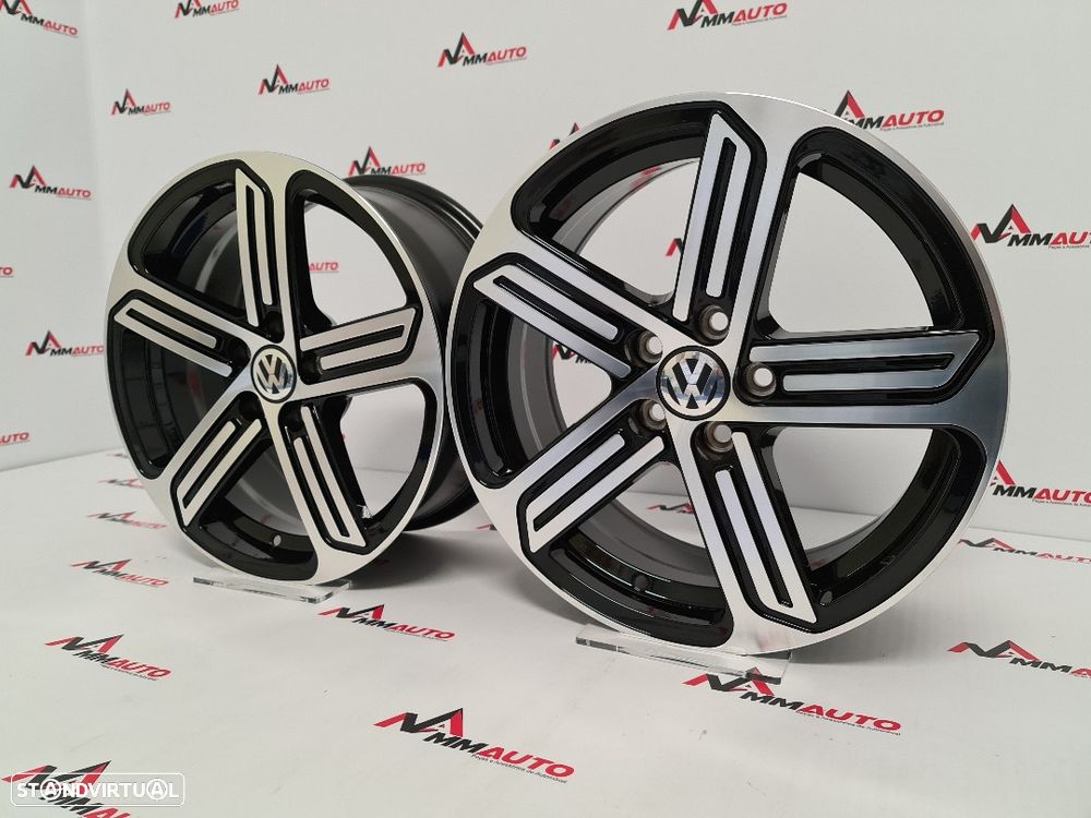 Jantes Look Volkswagen Cadiz Preto Polido 16 (5x100) - 2