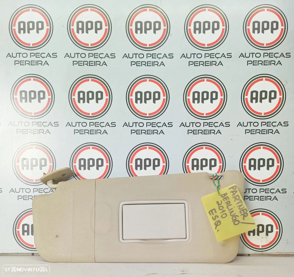 Palas sol Citroen Berlingo, Peugeot Partner de 2012, esquerda e direita. - 3