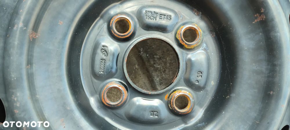 FELGI STALOWE 4x100 5.5Jx15 CALI ET45 TOYOTA YARIS II KOMPLET 4 SZTUKI - 6