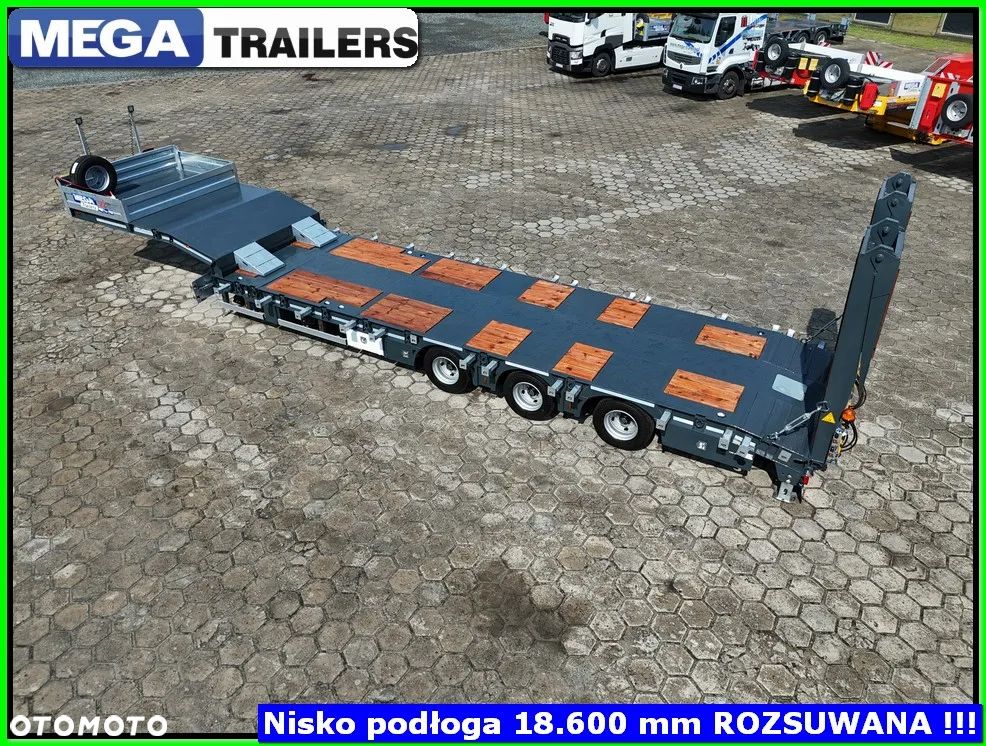 Inny Niska podłoga 13,60 + 5,0 m ROZSUWANA - najazdy dł. 4,0 m !!! - 13