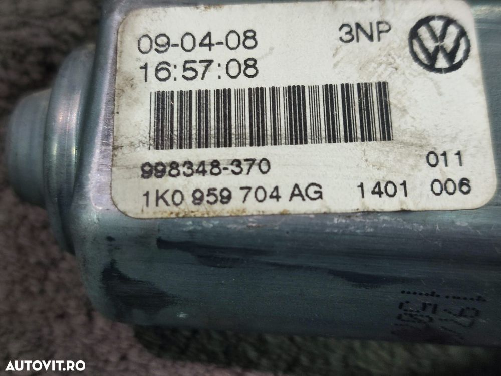 Motoras macara dreapta spate 1K0959704AG Volkswagen VW Golf 5 [2003 - - 4