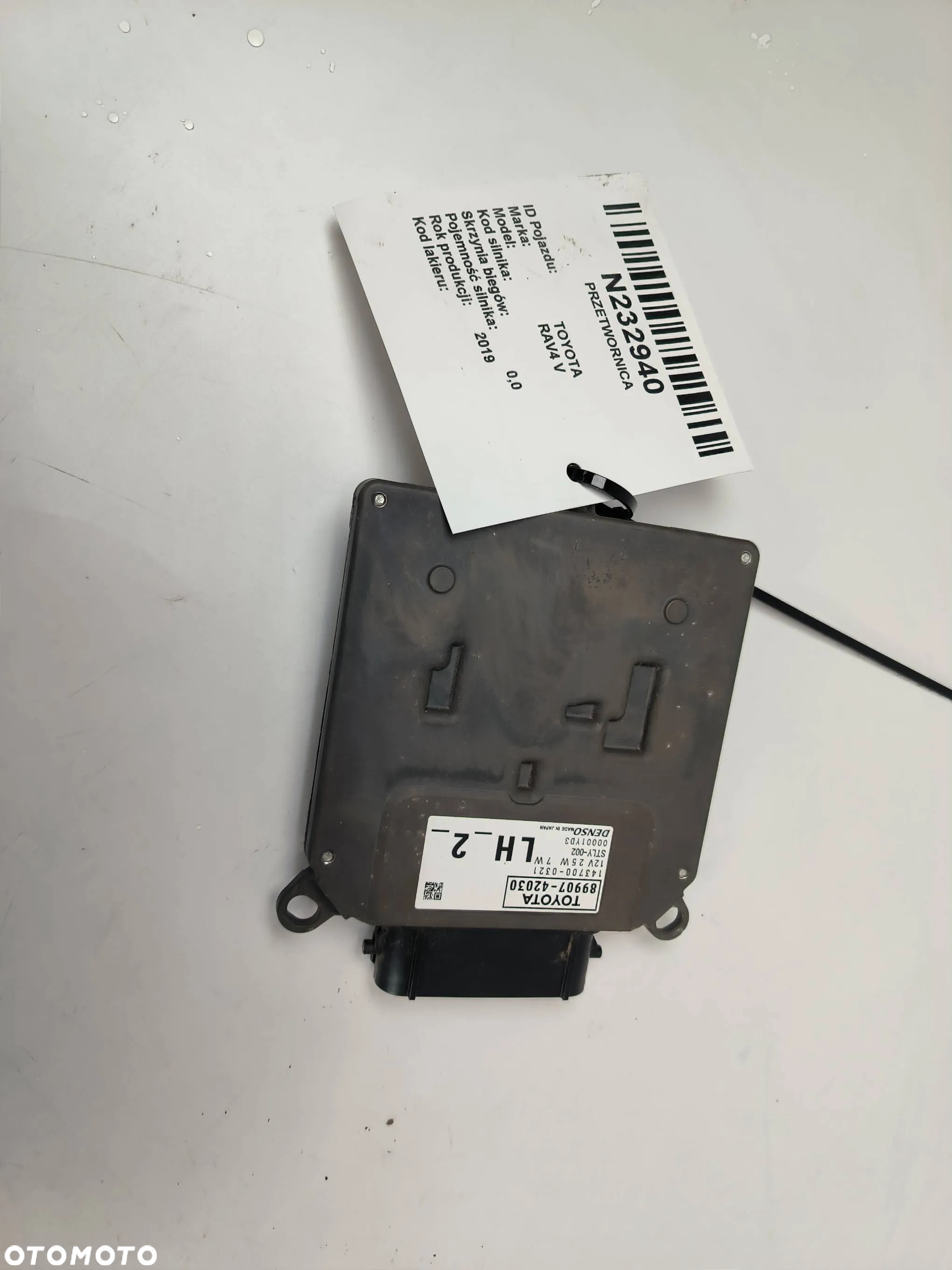 przetwornica Moduł poziomowanie świateł Xenon 8990742030 Toyota RAV 4 (XA50) 2019 SUV - 4