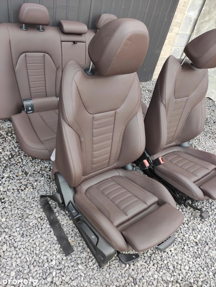 FOTELE KANAPA BOCZKI BRĄZOWA SKÓRA BMW G20 EUROPA CH - 5