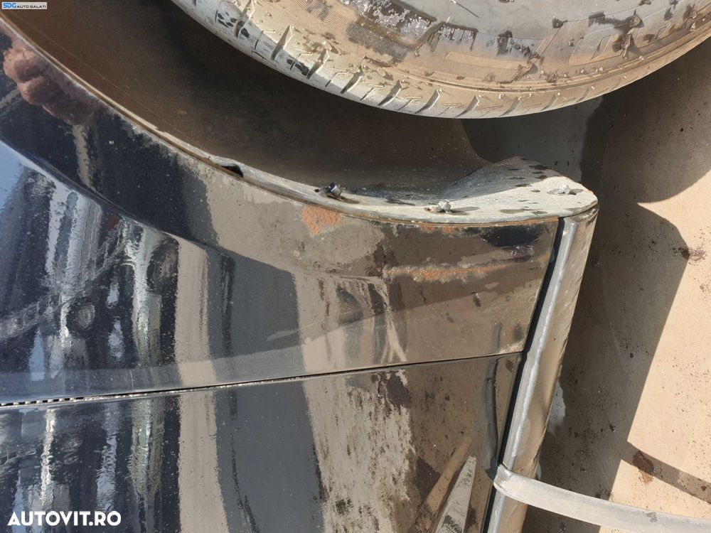 Aripa Dreapta Fata cu Inceput de Rugina Ford Focus 3 FL Facelift 2014 - 2018 Culoare FF Panther Black [K6409] - 5