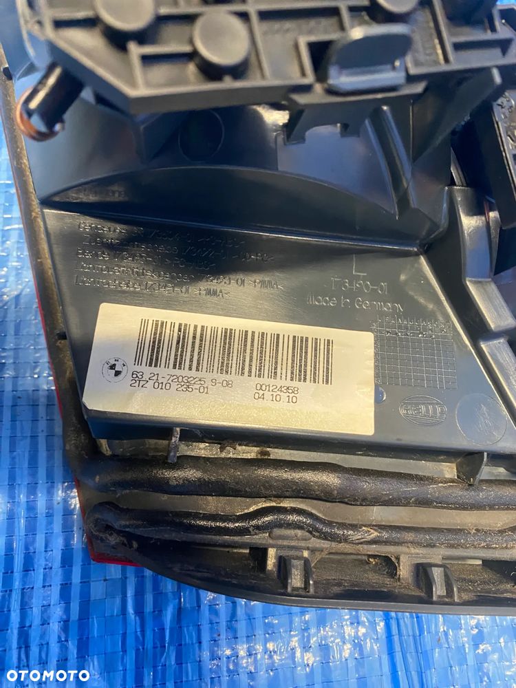 LAMPA TYLNA W KLAPĘ , BŁOTNIK LEWA PRAWA TYŁ LEWY PRAWY BMW F10 SEDAN PRZEDLIFT 7203225 173462-01 EUROPA  ORYGINAŁ - 10