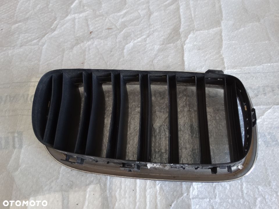 BMW F15 X5 Kratka Nerka Atrapa Grill Lewa Czarna + Chrom 7316075 7316057 7316053 - 3
