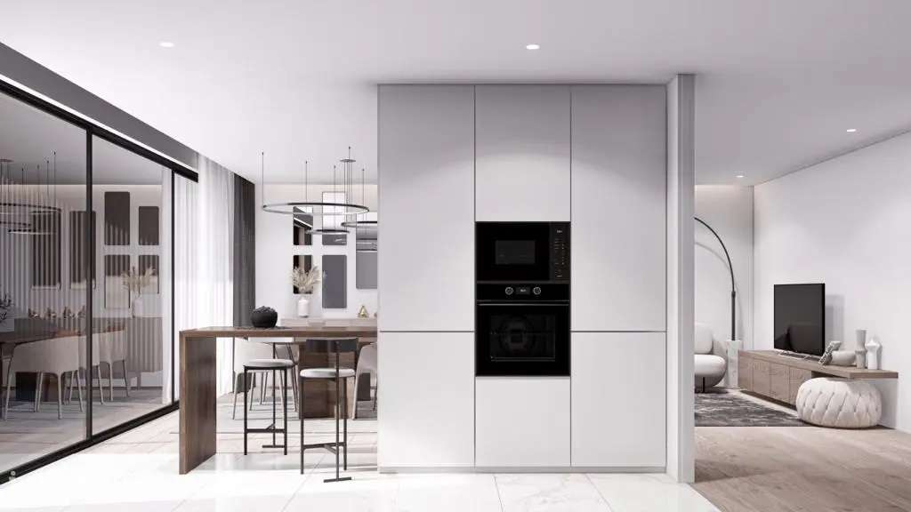 Apartamento T1 com garagem e varanda - Grande imagem: 3/12