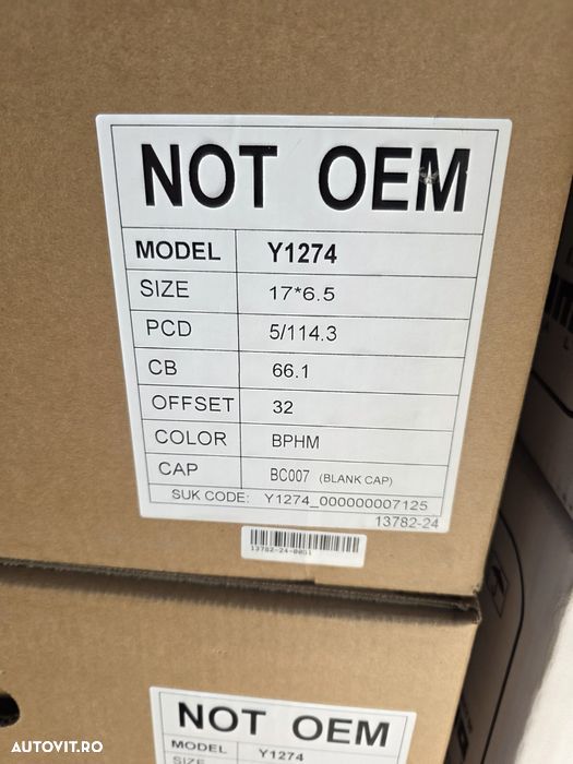 Jante 17'' 5x114 3 Dacia 5x114 3 - 6