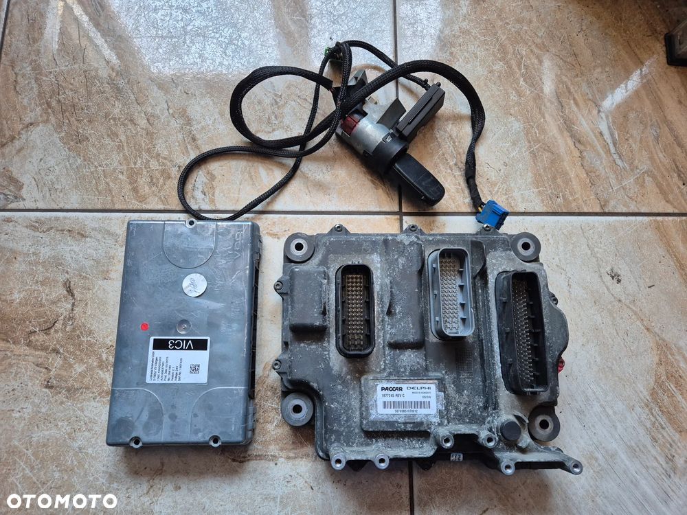 KOMPUTER STEROWNIK SILNIKA VIC STACYJKA PAKIET STARTOWY DAF XF 106 , CF 440 KM MX 11 , 1877245 , 1907429 - 1