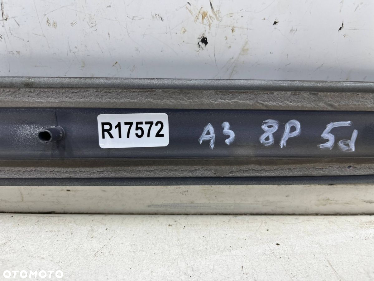 Listwa Audi A3 8P Sportback 5d 03-13r. lewa tylna nakładka drzwi boczna lewy tył 8p4853963a - 14