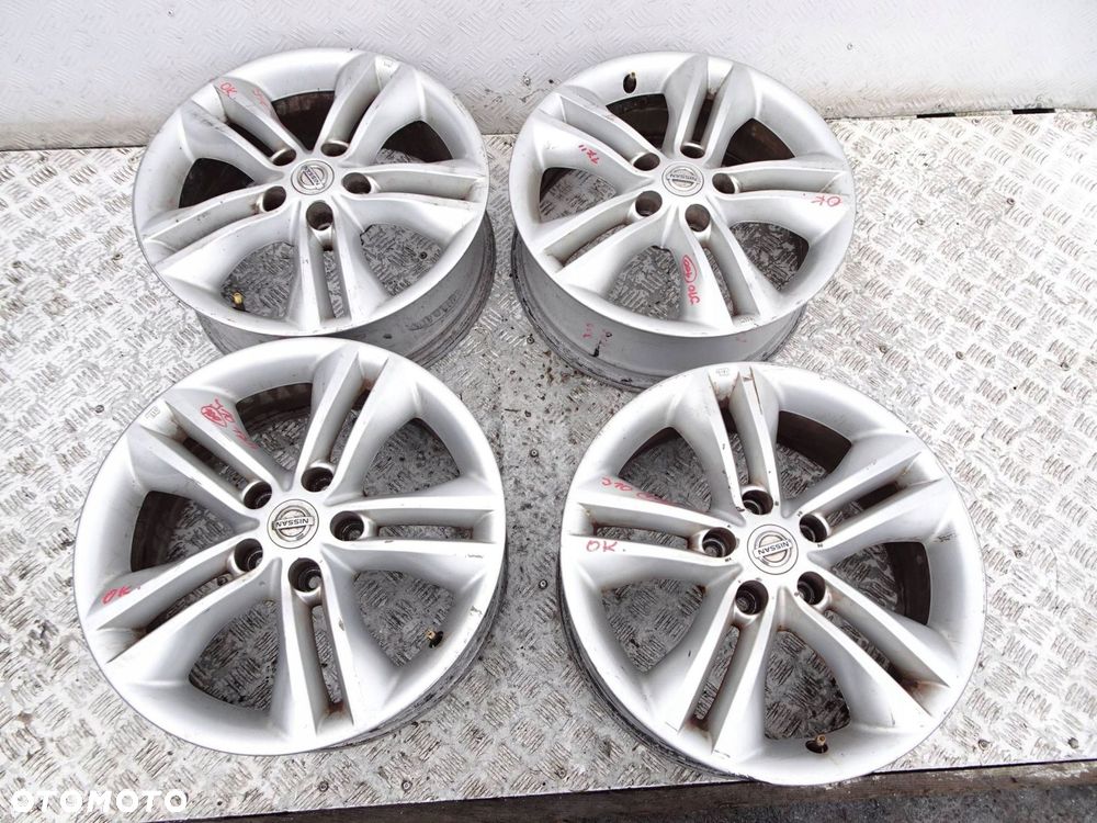 alufelgi kpl. nissan qashqai j10 17" 5x114.3 et 40 - 1