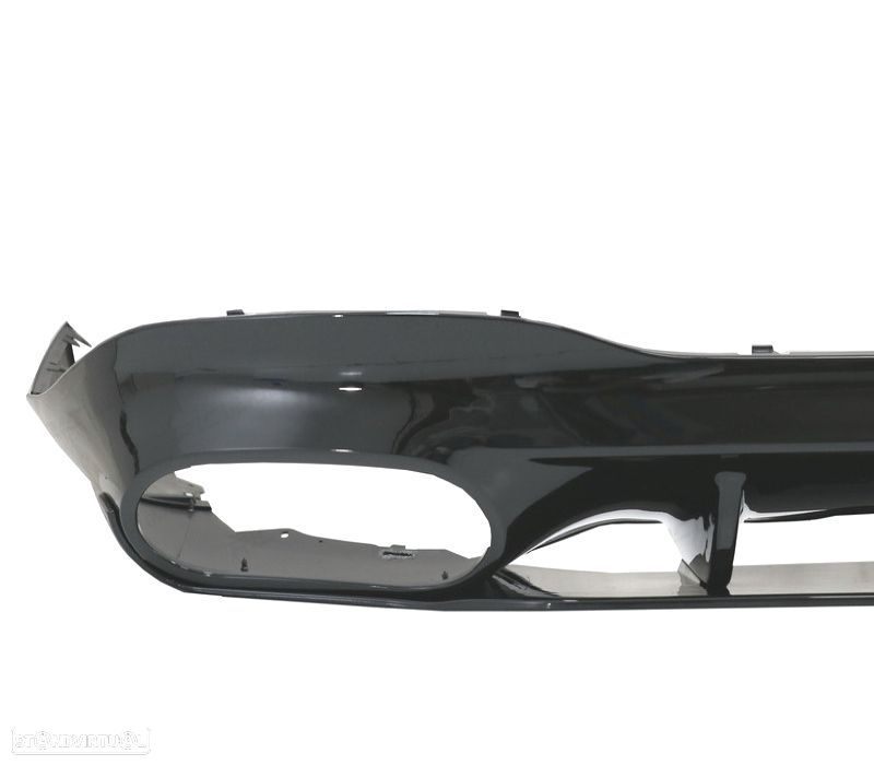 DIFUSOR MERCEDES W118 AMG 19- LOOK CLA35 PRETO BRILHANTE - 5
