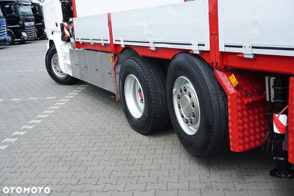 Scania G 490 / 6 X 2 / SKRZYNIOWY + HDS / HMF 3220 K7 / WYSIĘG 18,9 M - 19