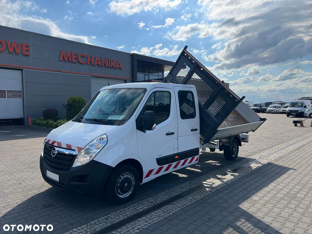 Opel Movano Master 130 DCI WYWROTKA 3 STRONNA Doka Brygadówka Skrzynia 6-miejsc Salon PL