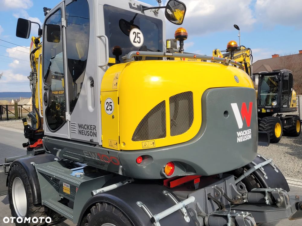 Wacker Neuson EW100 / ROTOTILT / 3 łyżki + widły / - 11