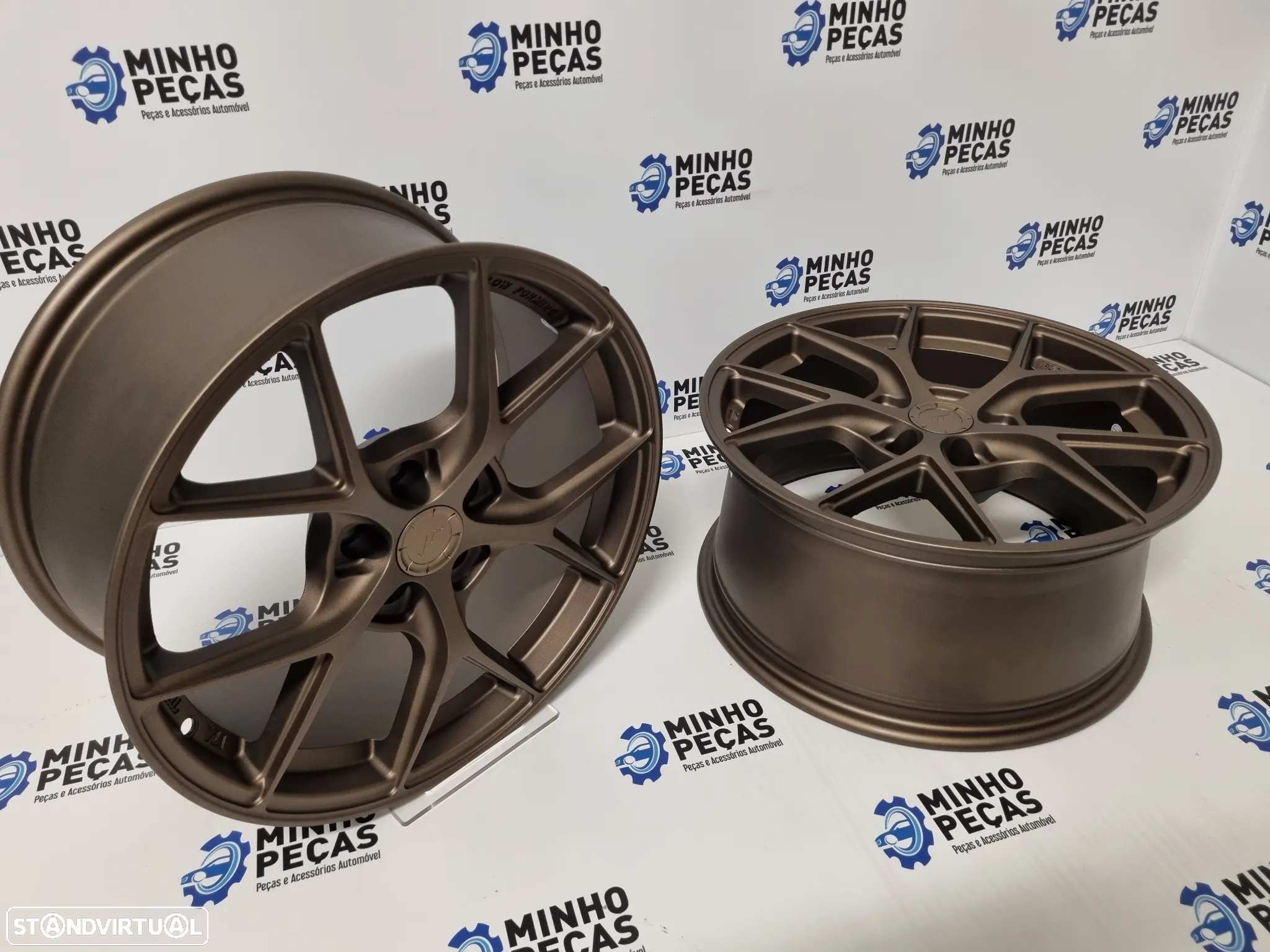 Jantes Japan Racing (SL01) em 17 Matt Bronze (5x100) - 6