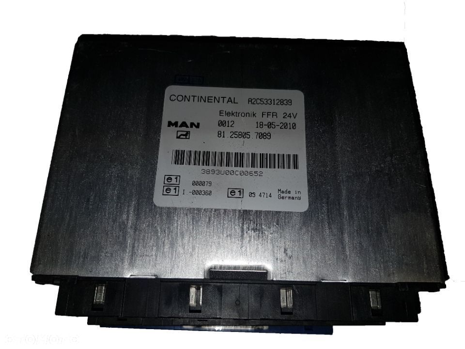 KOMPUTER STEROWNIK FFR MAN TGX TGS 81258057089 - 1
