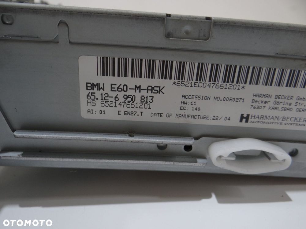 RADIO CZYTNIK NAWIGACJI BMW E60 E61 6950813 (4647542) - 6
