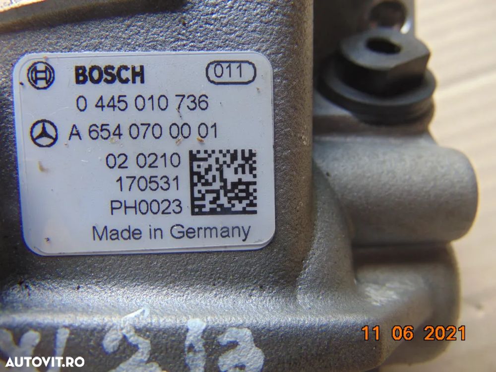 Pompa inalta Presiune Mercedes W213 W205 motor 2.0cdi cod a6540700001 - 3