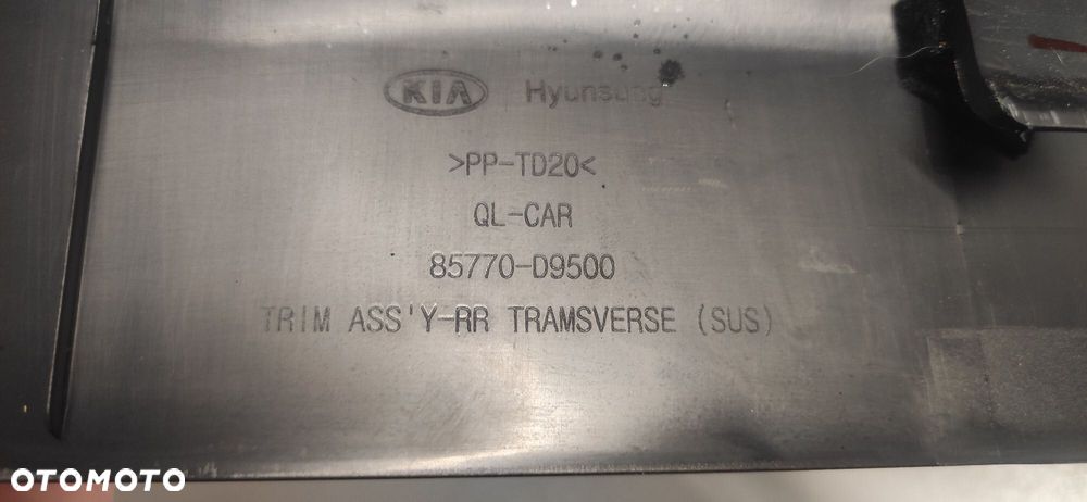 OSŁONA TYLNEGO PASA KIA SPORTAGE IV CHROM 15-21 - 6