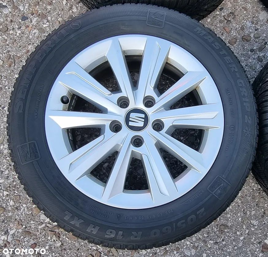 4x koła felgi opony zima Seat Alhambra VW Skoda Audi Semperit Master Grip 2 205/60/16 205/60R16 5x112 - 2