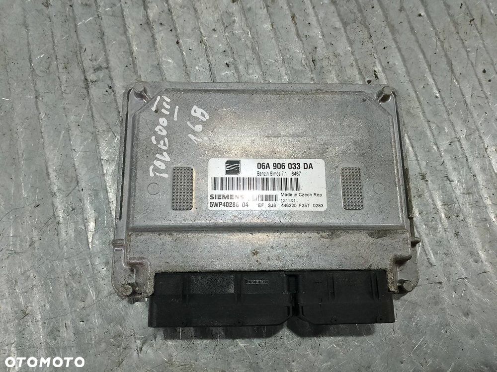 KOMPUTER, STEROWNIK SEAT TOLEDO III 06A906033DA  SIMOS 7.1 1.6 8V - 1