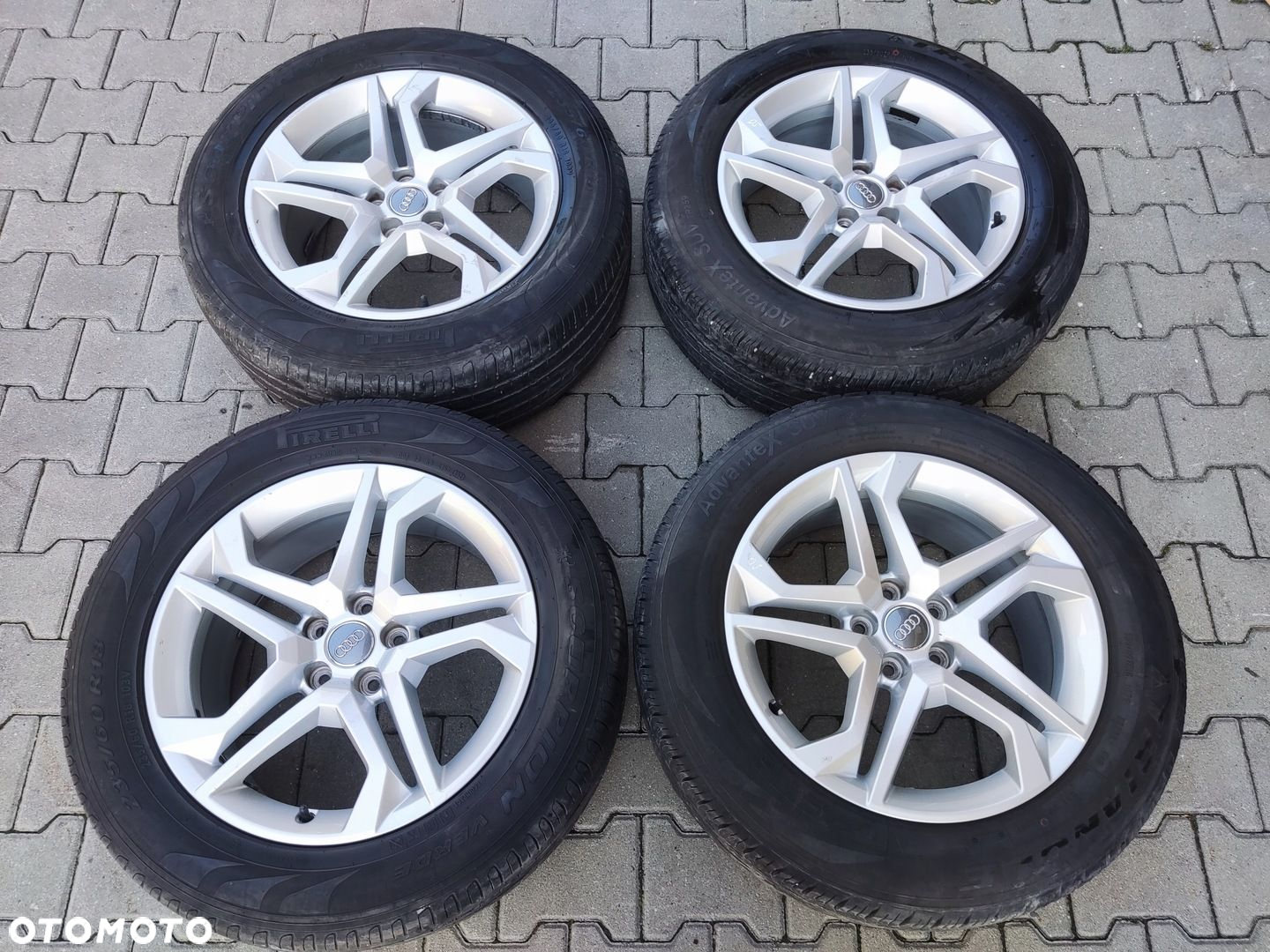 KOŁA OPONY LETNIE FELGI ALUMINIOWE 18 AUDI Q5 II 80A 5X112 8J 80A601025BD - 2