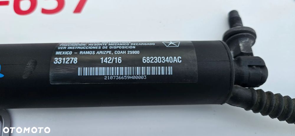Chrysler Pacifica 2016- Siłownik elektryczny klapy bagażnika Teleskop klapy prawy lewy 68230340AC 68230342AE - 4