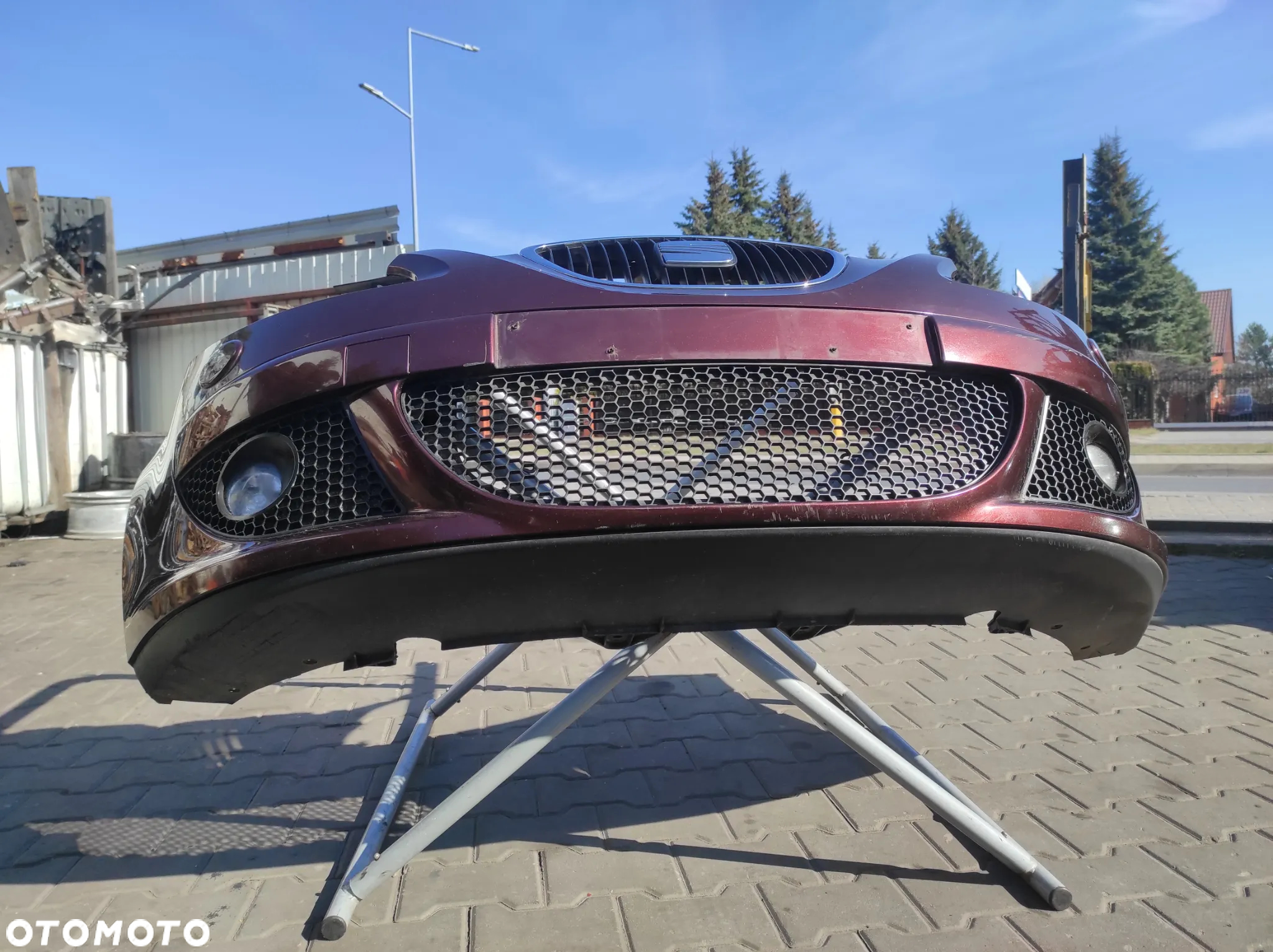 ZDERZAK PRZEDNI PRZÓD SEAT ALTEA TOLEDO 3 ALTEA XL LS3Y BORDOWY HALOGEN XENON WYSYŁKA !!! - 4