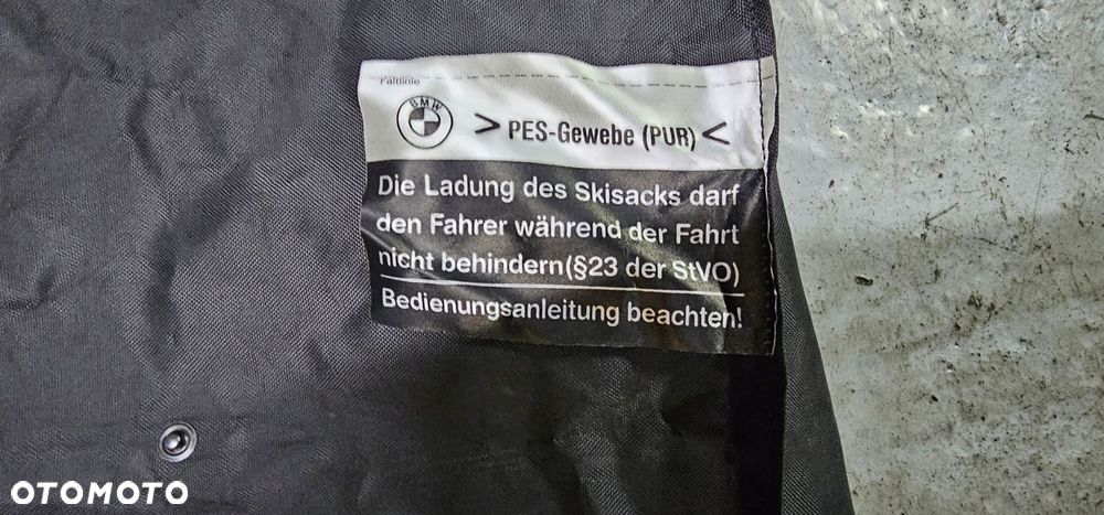 Bmw E93 Kaseta Schowek Worek Na Narty Kanapa Tył 6973024 Oryginał - 3