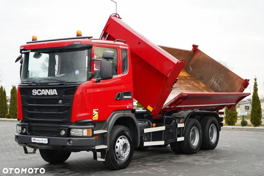 Scania G 370 / 6x4 / WYWROTKA DWU-STRONNA / HYDROBURTA / BOARDMATIC / AUTOMAT / EURO 6 - 7