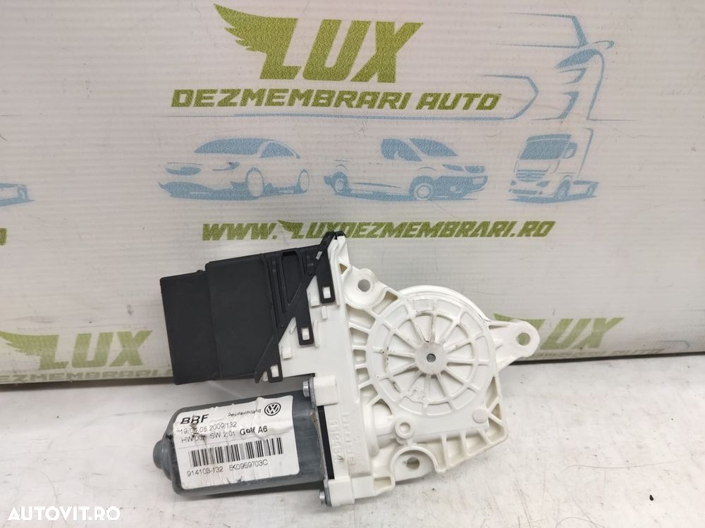 Motoras macara geam stanga spate 5k0959703c Skoda Octavia 2 [facelift - 2